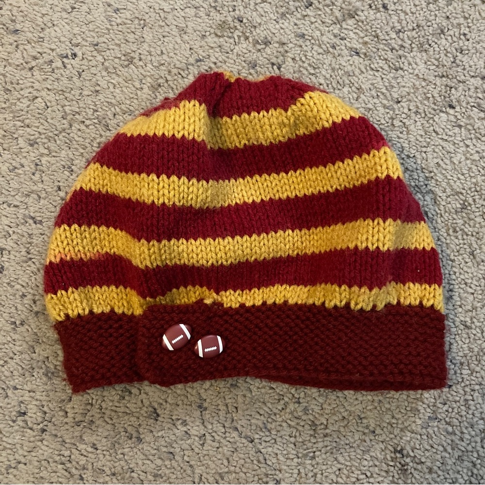 Womens 49ers Football Knit Beanie Cap